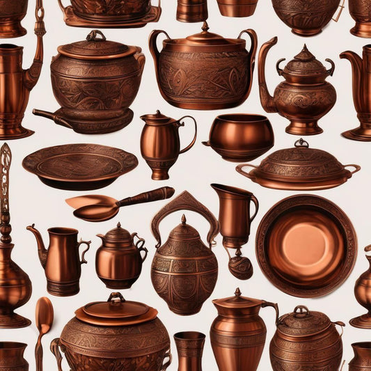 Uzbek copper utensils